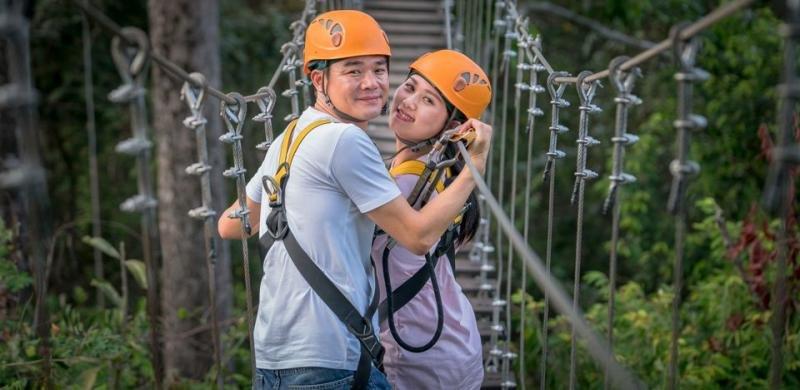 World-Class Zipline Gold Eco-Adventure Inside Angkor Park