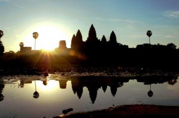 Angkor Wat sunrise view
