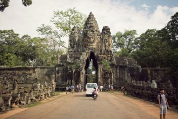 Angkor Temple and the Former Pol Pot’s House