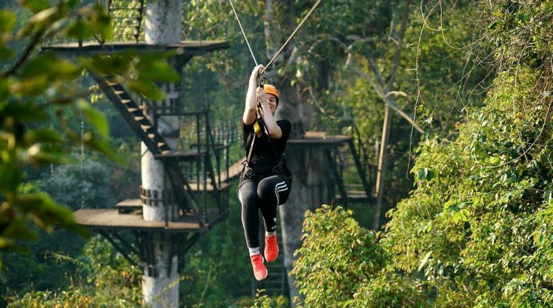 Zipline Eco-Adventure Inside Angkor Park